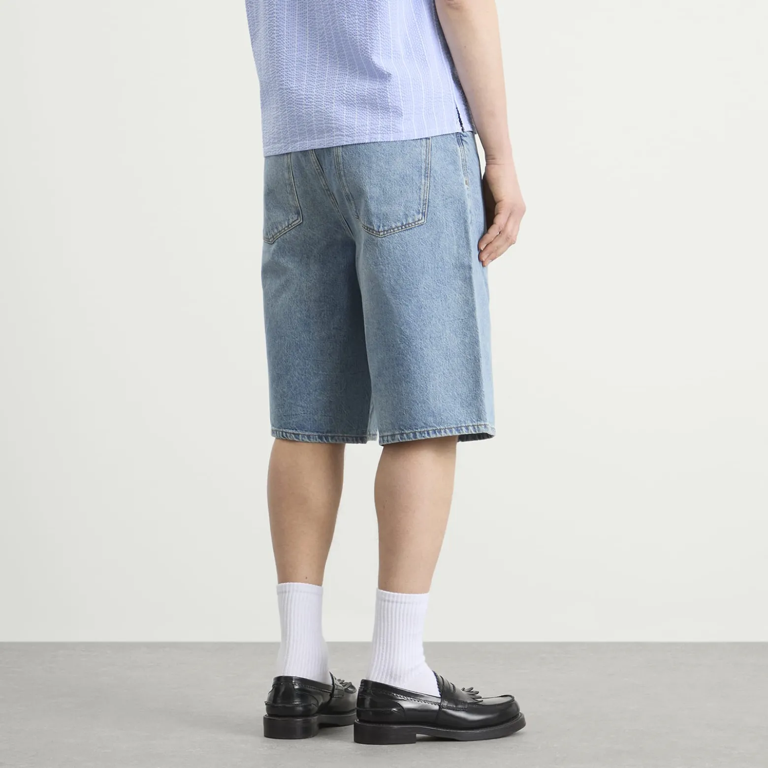 Wax London Luca Vintage Denim Shorts