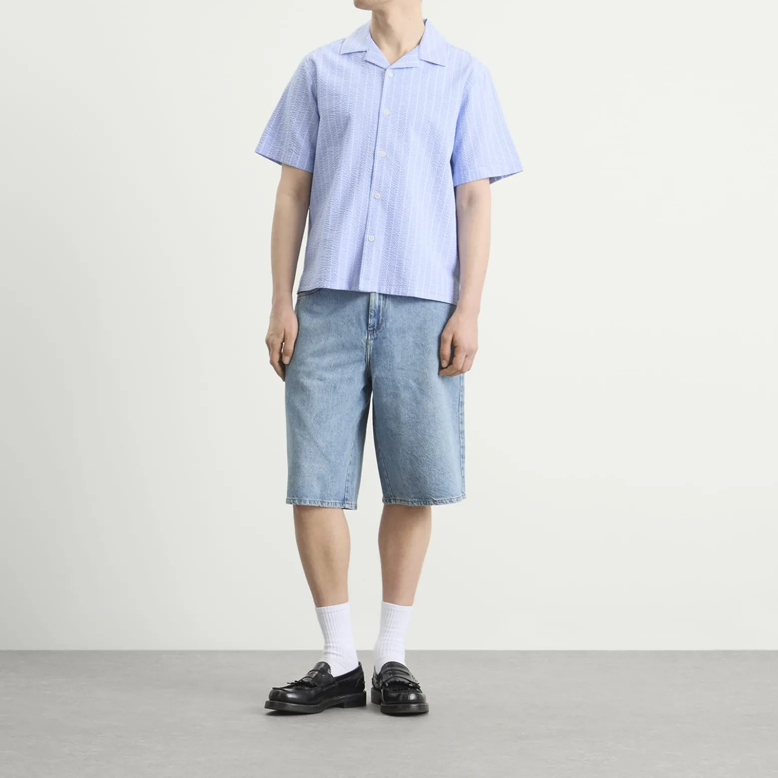 Wax London Luca Vintage Denim Shorts