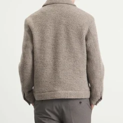 Wax London Newgate Melange Wool Jacket