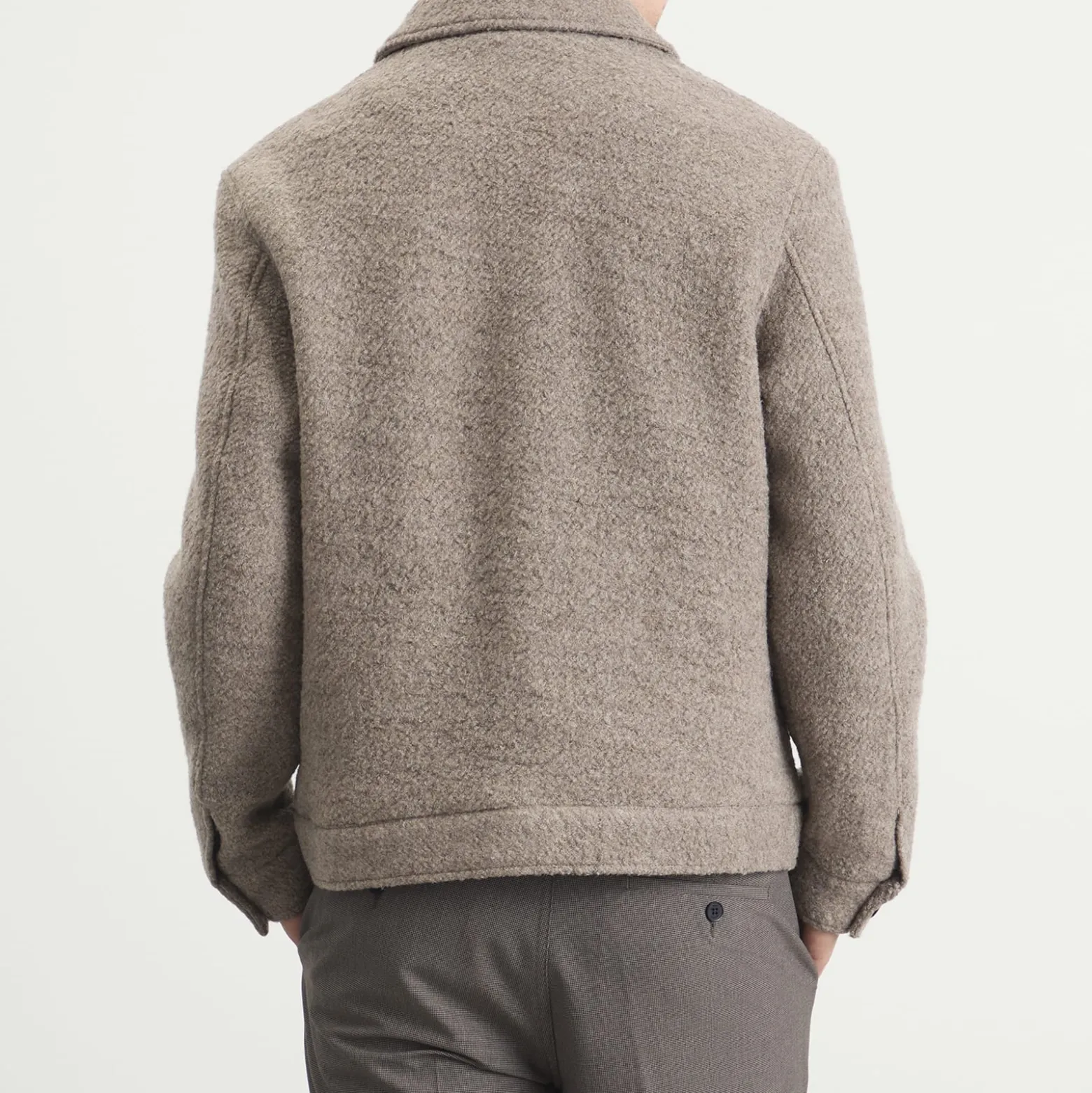 Wax London Newgate Melange Wool Jacket