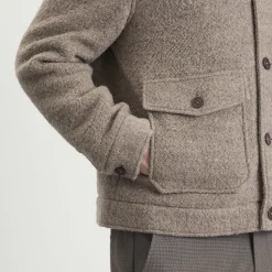 Wax London Newgate Melange Wool Jacket