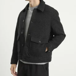 Wax London Newgate Melange Wool Jacket