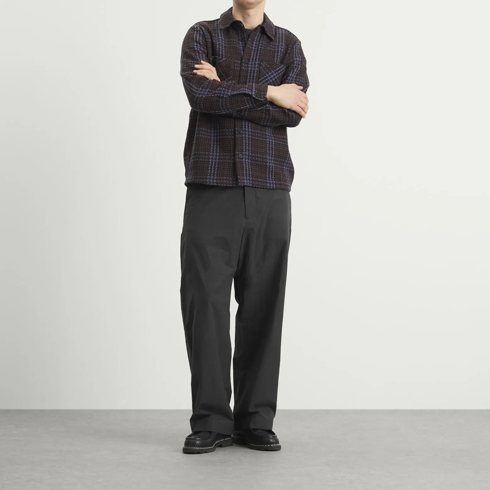 Wax London Whiting Skate Check Overshirt