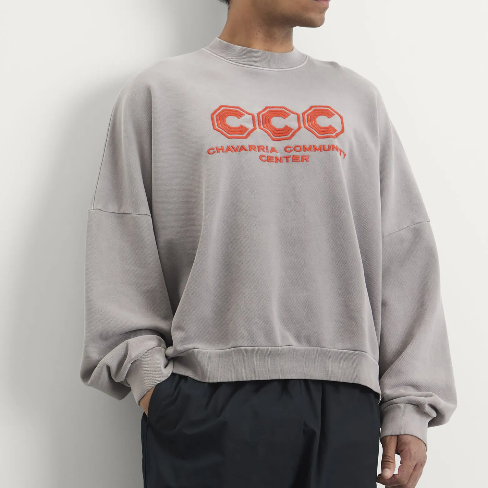 Willy Chavarria CCC Hooligan Crew Sweatshirt