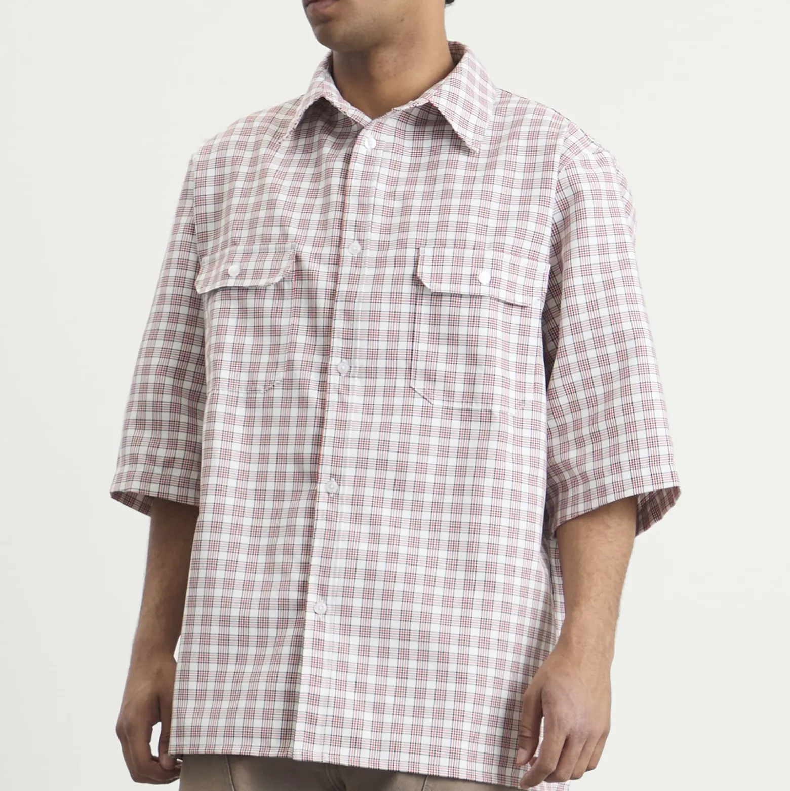 Willy Chavarria Check Corcoran Shirt