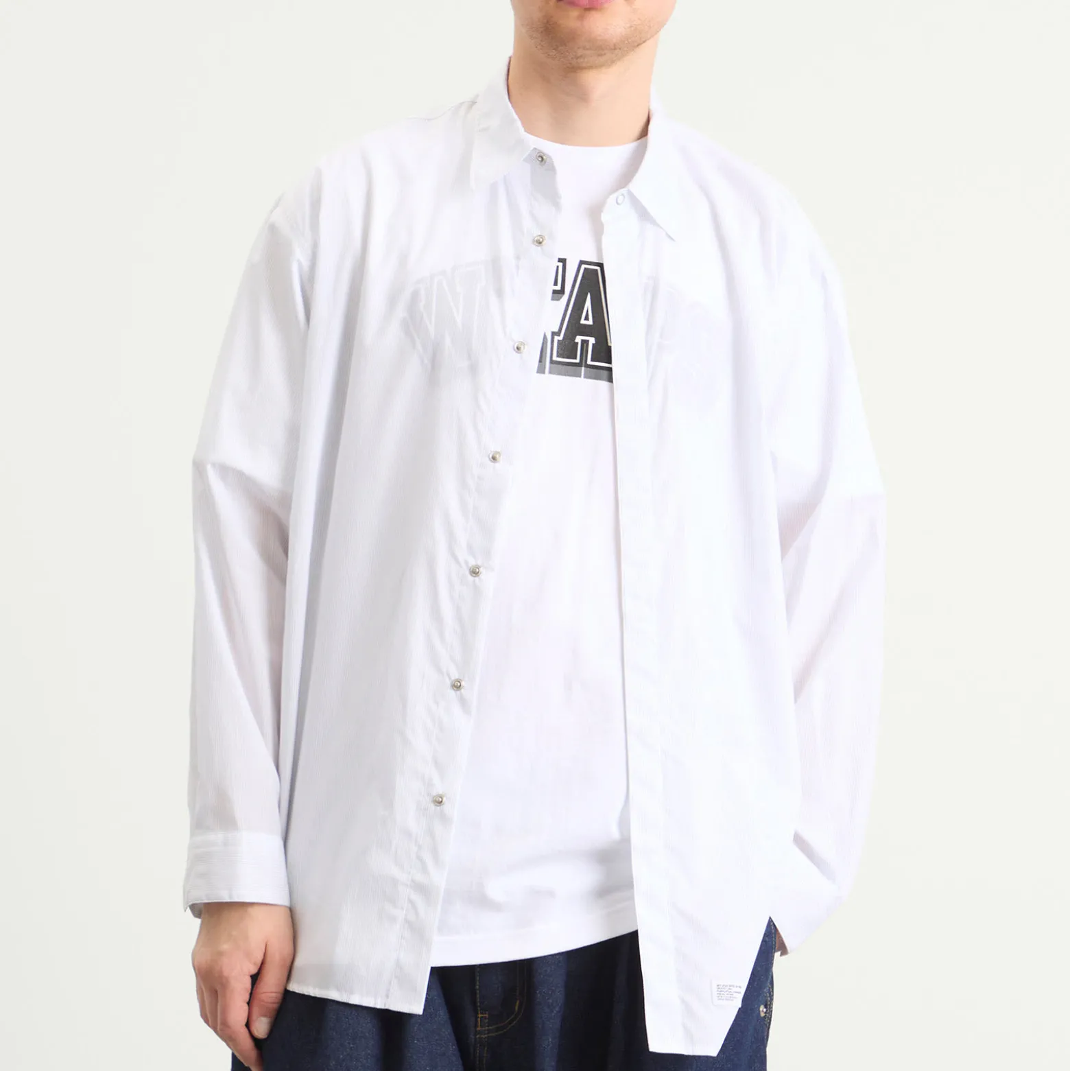 WTAPS Pinstripe Broadcloth Shirt