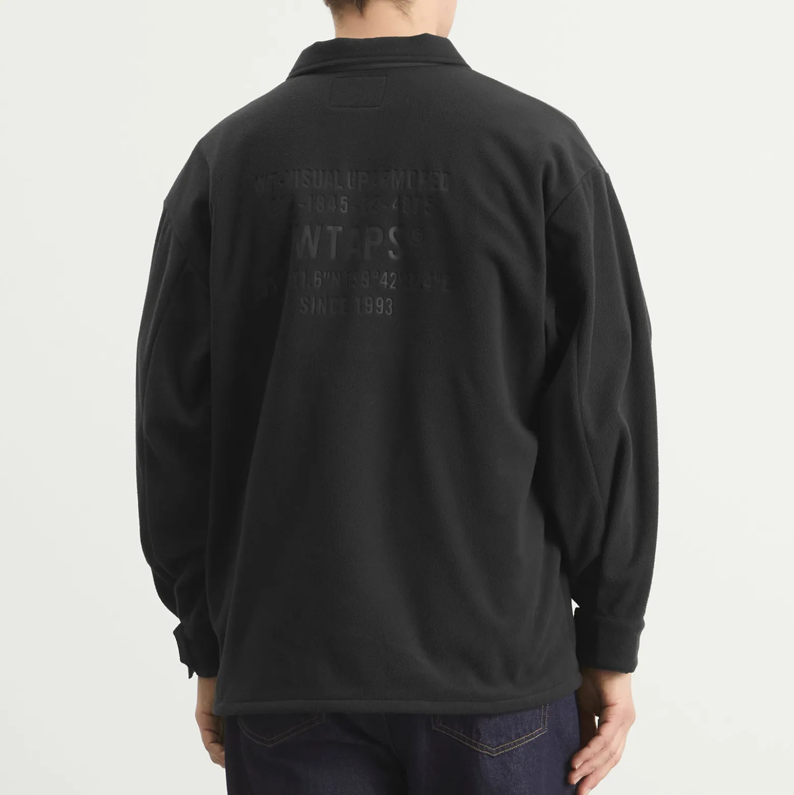 WTAPS Poly Fleece Back Motif Overshirt