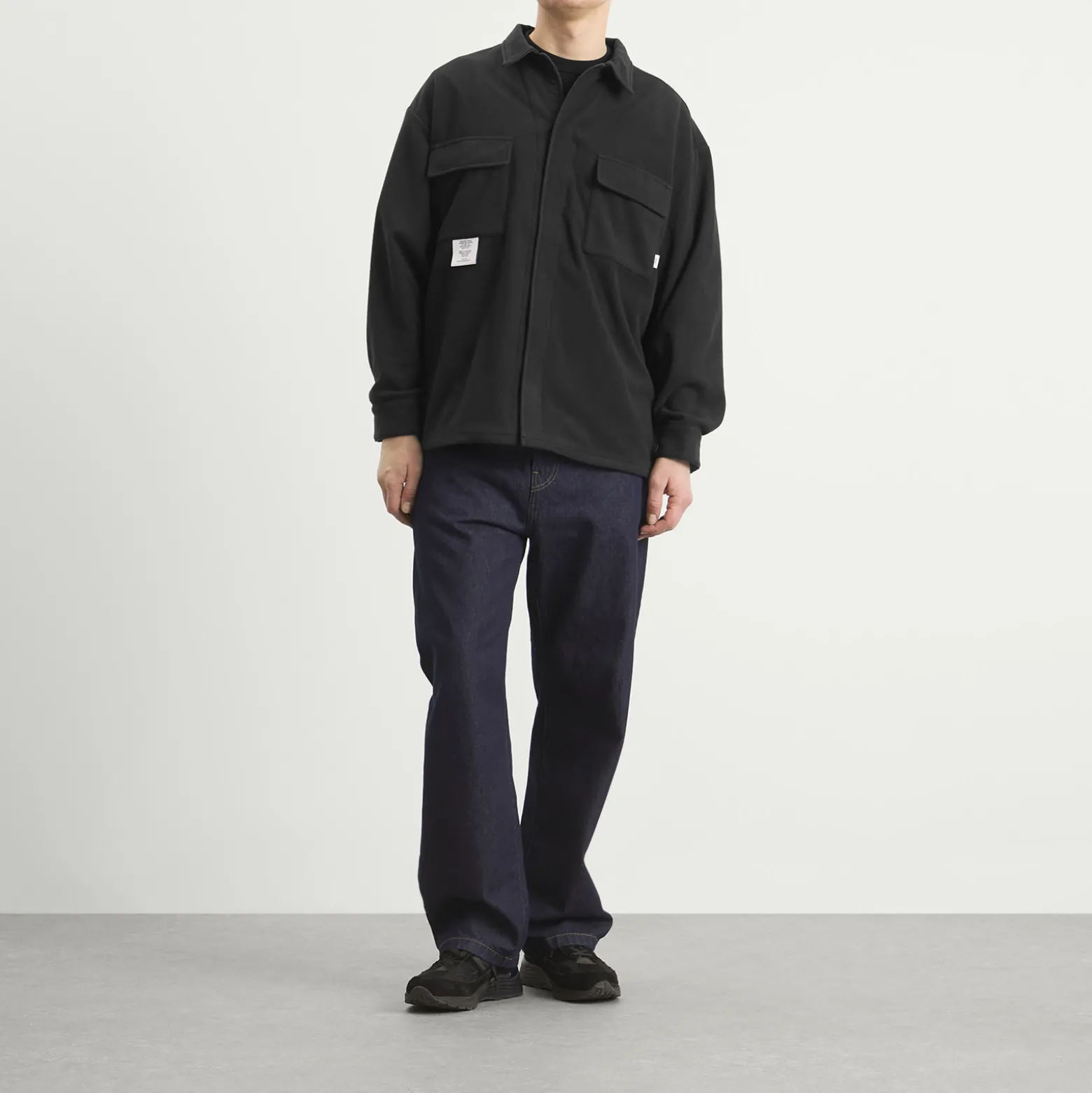 WTAPS Poly Fleece Back Motif Overshirt