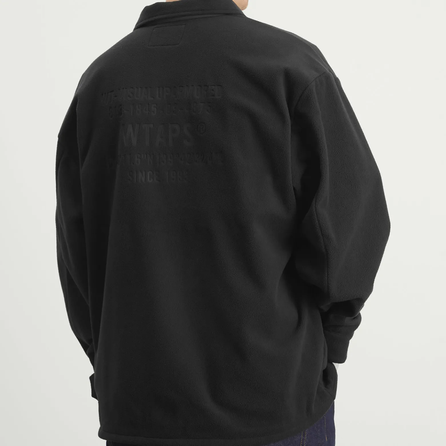 WTAPS Poly Fleece Back Motif Overshirt