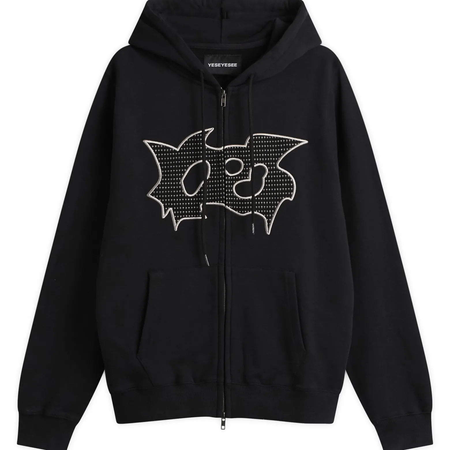 YESEYESEE Bullet Holes Zip-up Hoodie