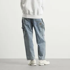 YESEYESEE Comfy Denim Carpenter Pants