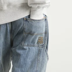 YESEYESEE Comfy Denim Carpenter Pants