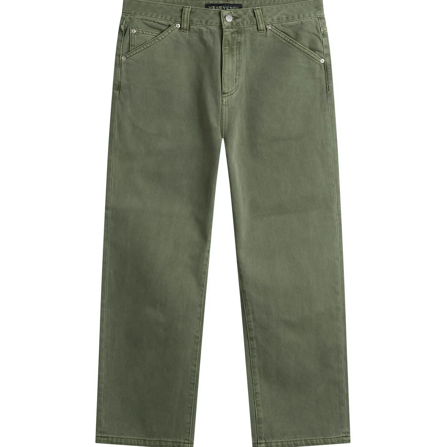 YESEYESEE Flower RIvet Denim Pants