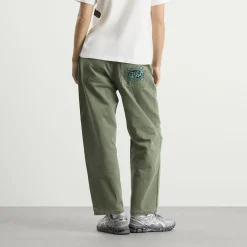 YESEYESEE Flower RIvet Denim Pants