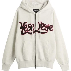 YESEYESEE Y.E.S Snail Logo Zip-up Hoodie