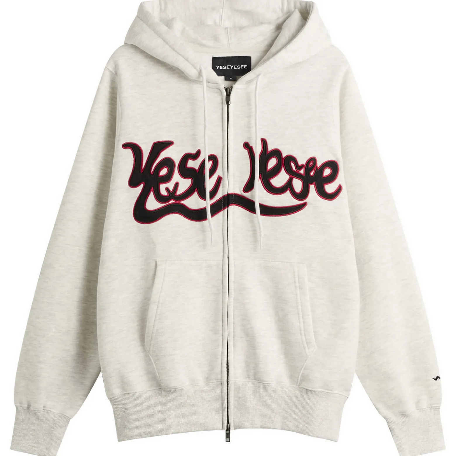 YESEYESEE Y.E.S Snail Logo Zip-up Hoodie