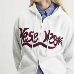 YESEYESEE Y.E.S Snail Logo Zip-up Hoodie