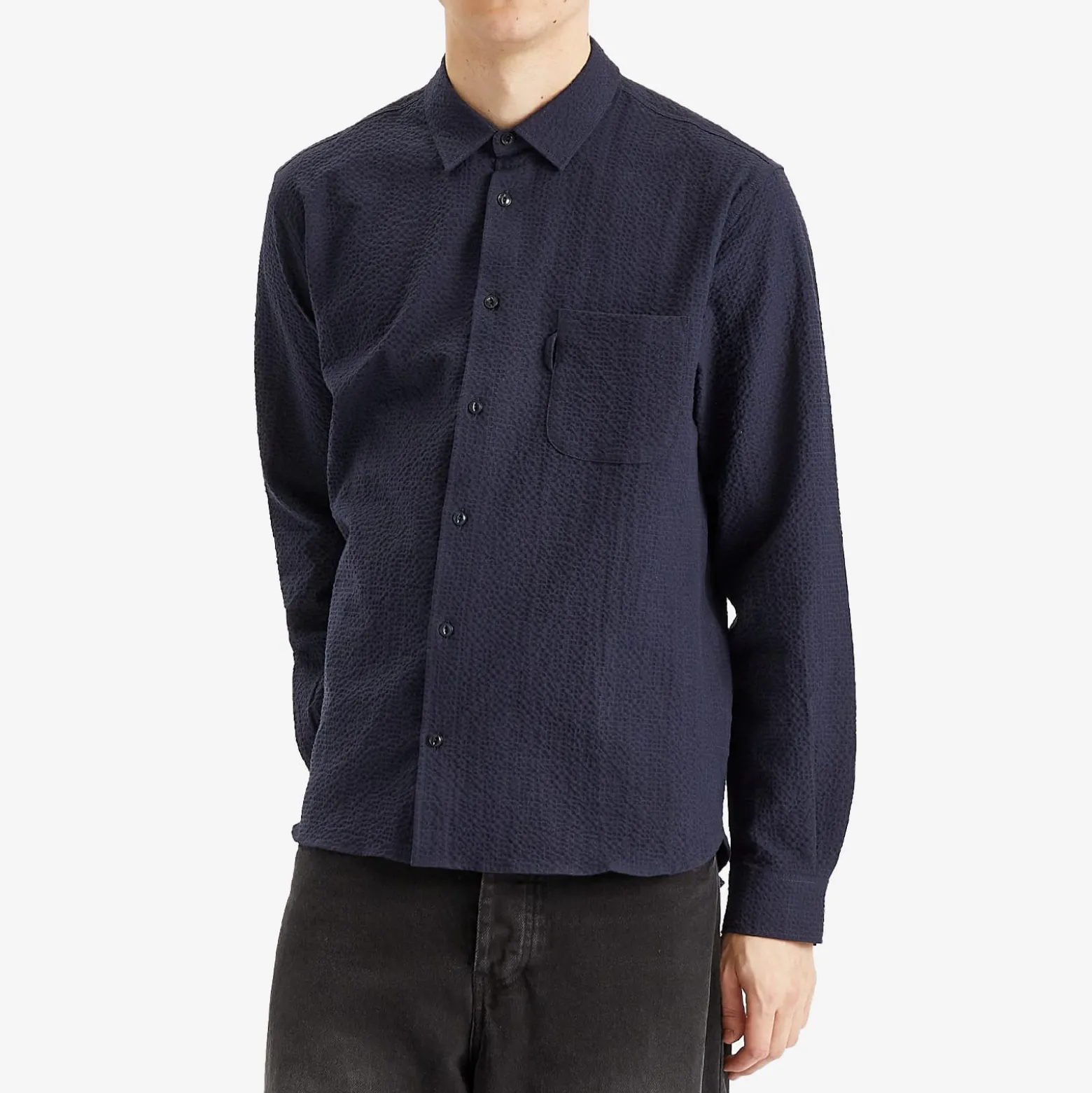 YMC Curtis Seersucker Shirt