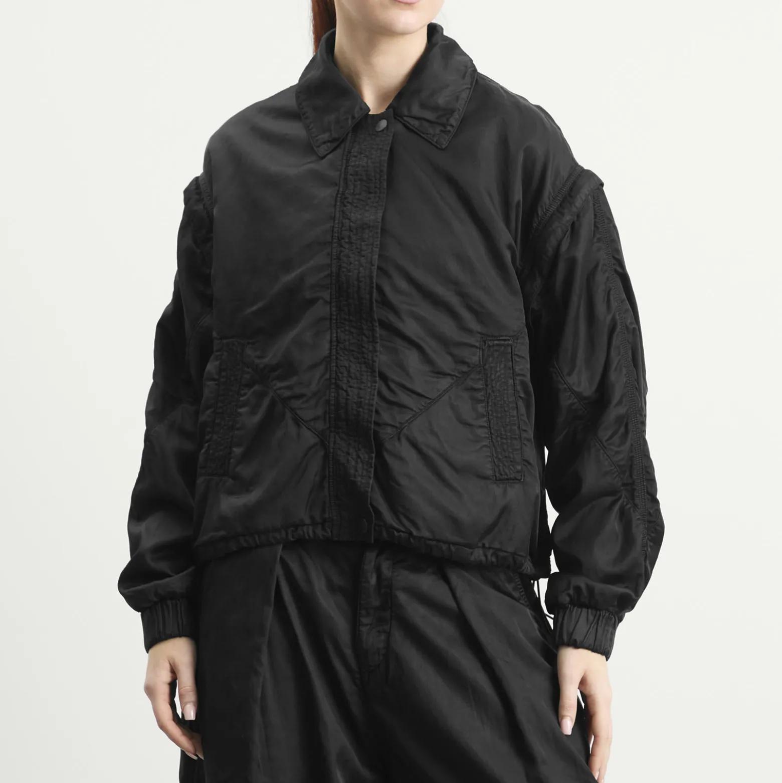 YMC Heath Bomber Satin Jacket