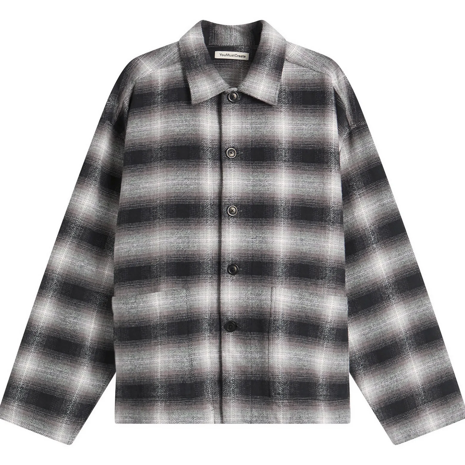 YMC PJ Check Flannel Overshirt