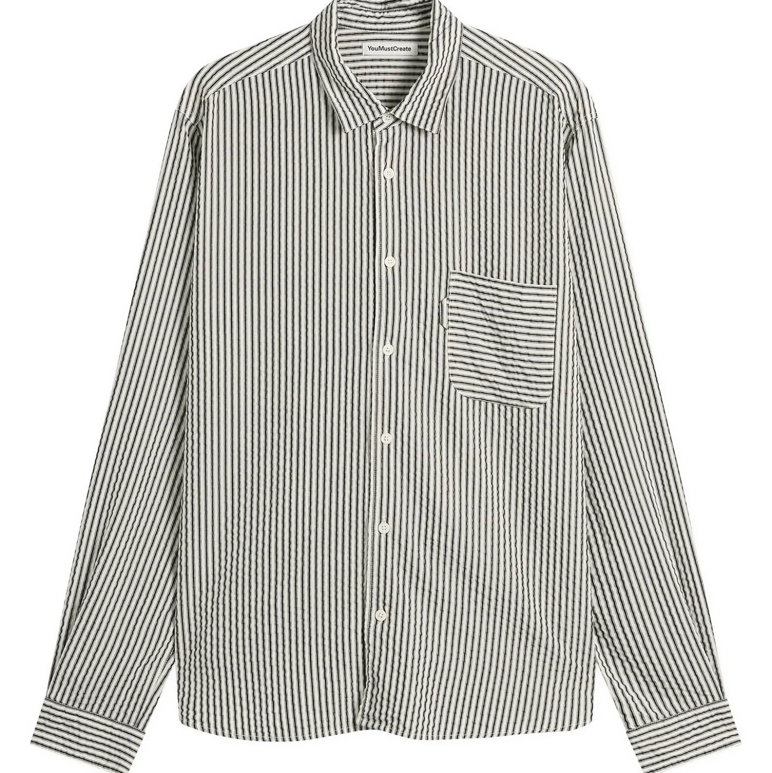 YMC Seersucker Stripe Curtis Shirt
