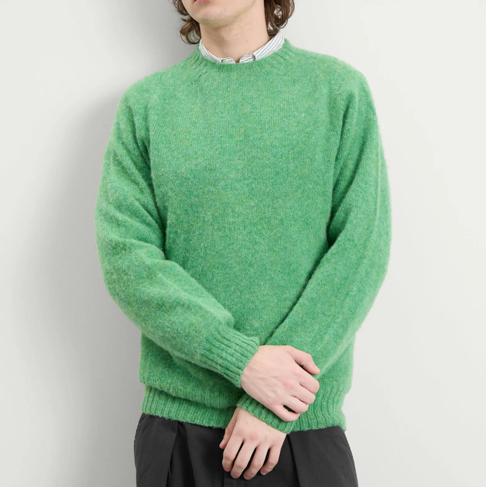 YMC Suedehead Crew Neck Jumper