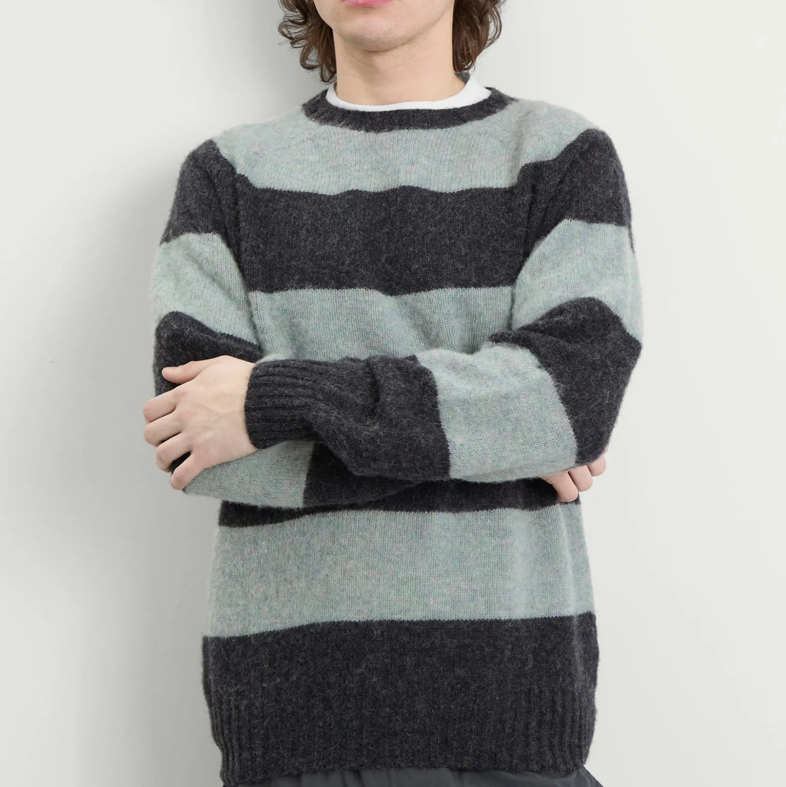 YMC Suedehead Crew Neck Knit Presented by END.