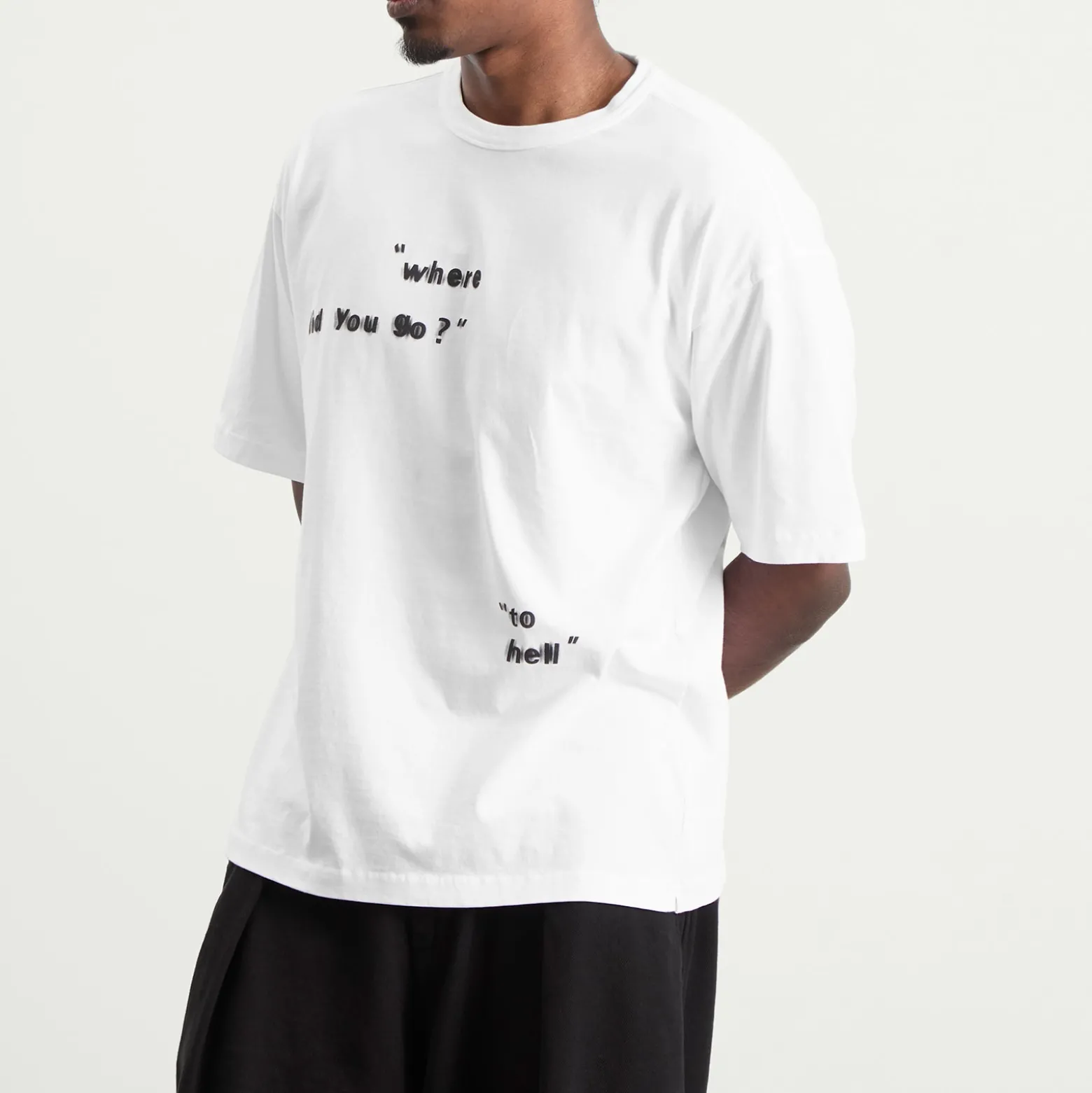 YMC Where Did You Go Print Triple T Shirt