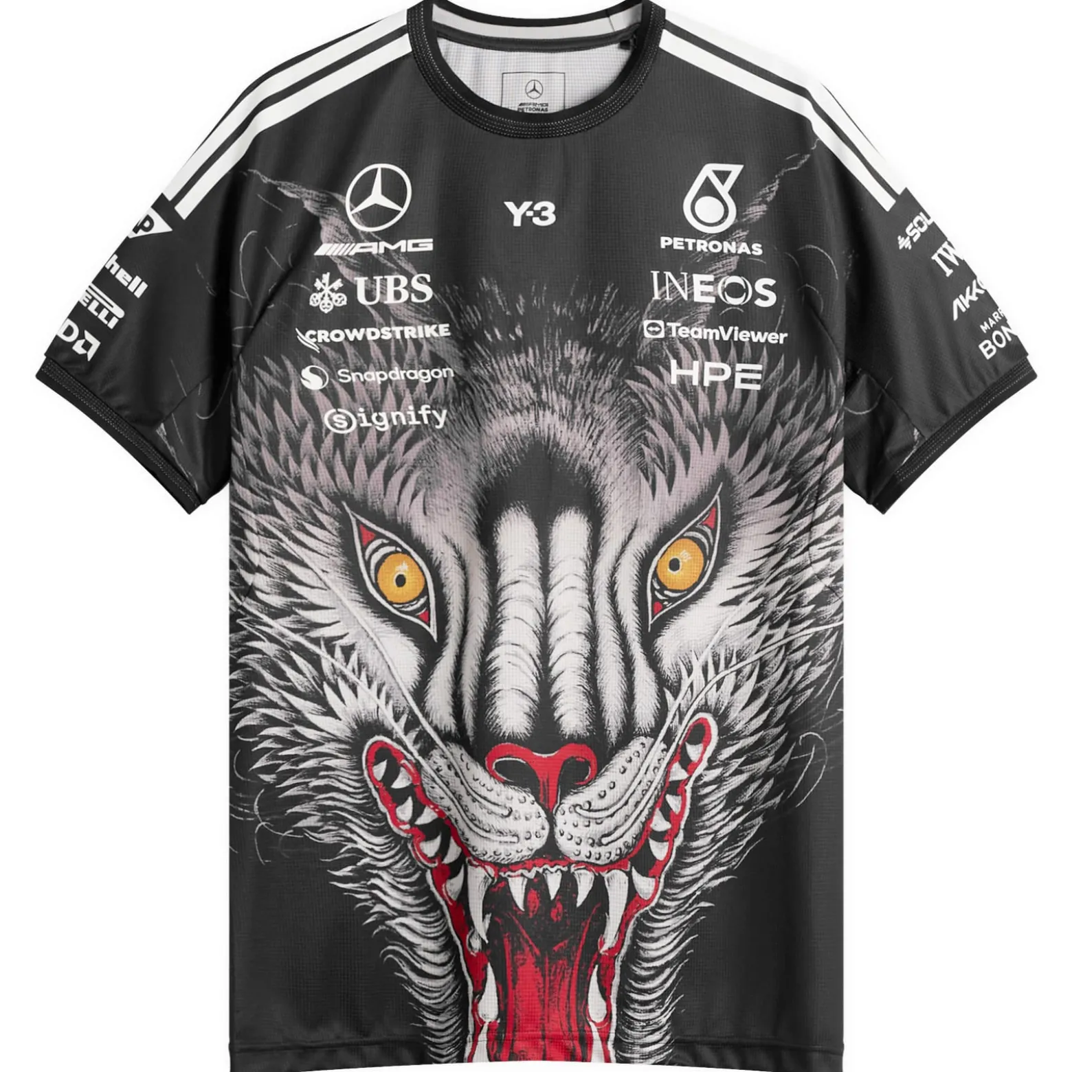 Y-3 x Mercedes F1 Driver Short Sleeve Jersey