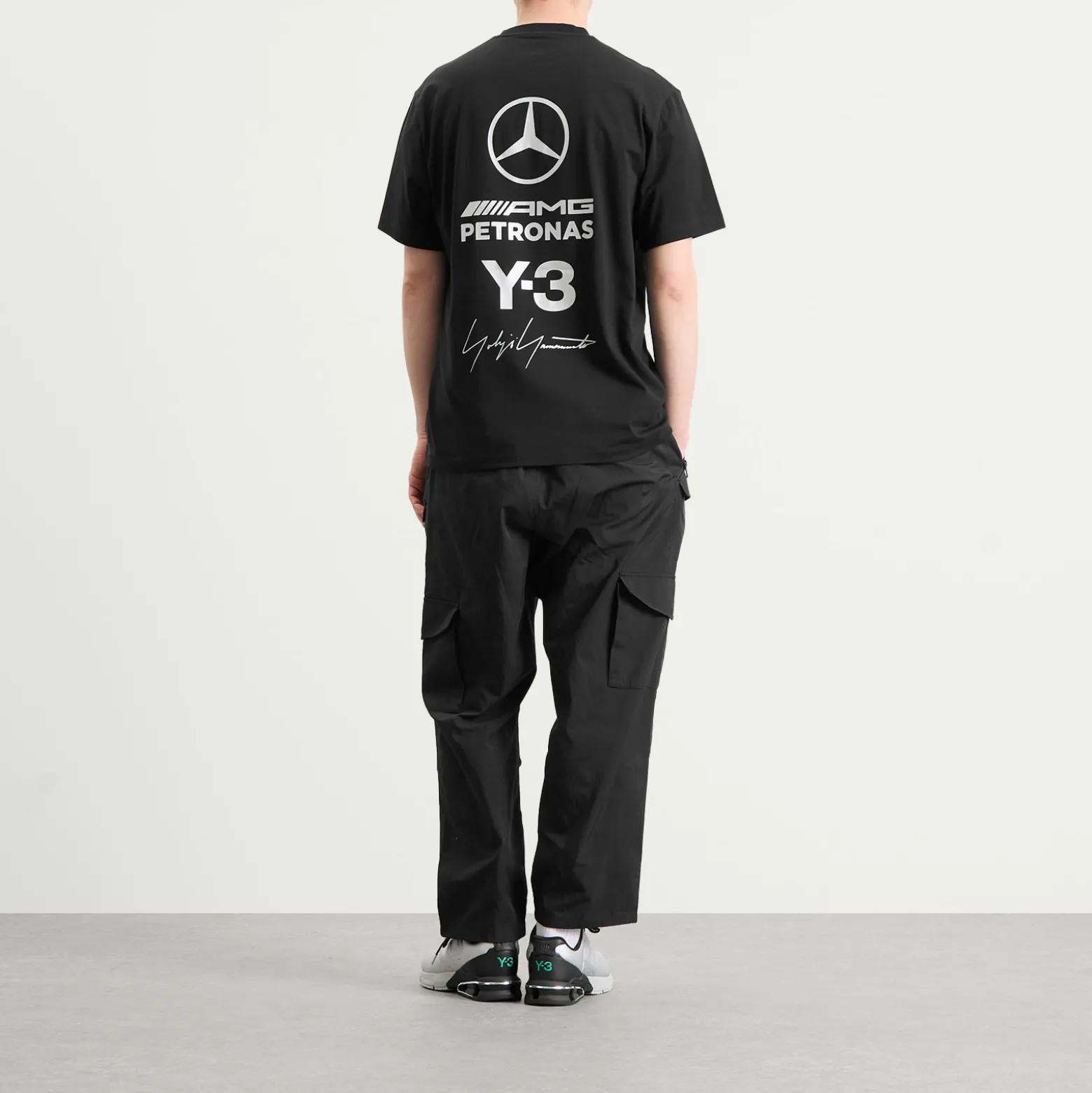 Y-3 x Mercedes F1 Logo Short Sleeve T-Shirt